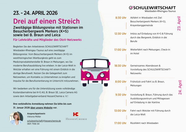 SCHULEWIRTSCHAFT Bildungsreise